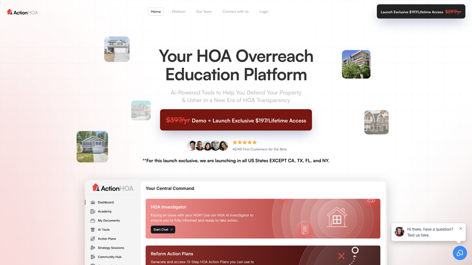 ActionHOA: Empowering Homeowners Against Unfair HOA Practices