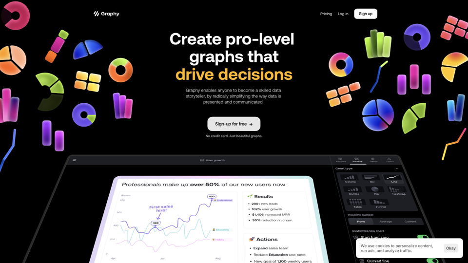 Graphy - create pro-level graphs that drive actions.