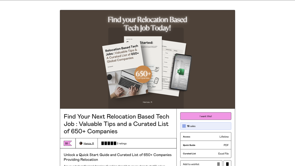 Find Your Next Relocation Based Tech Job : Valuable Tips and a Curated List of 650+ Companies