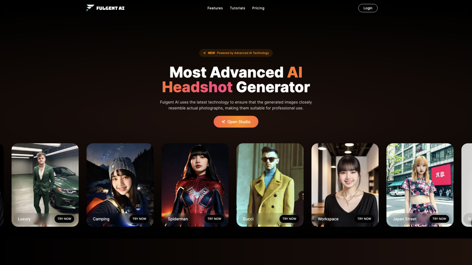 Fulgent AI - Most Advanced AI Headshot Generator