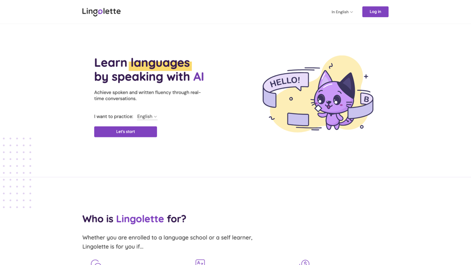 Lingolette — language teaching machine