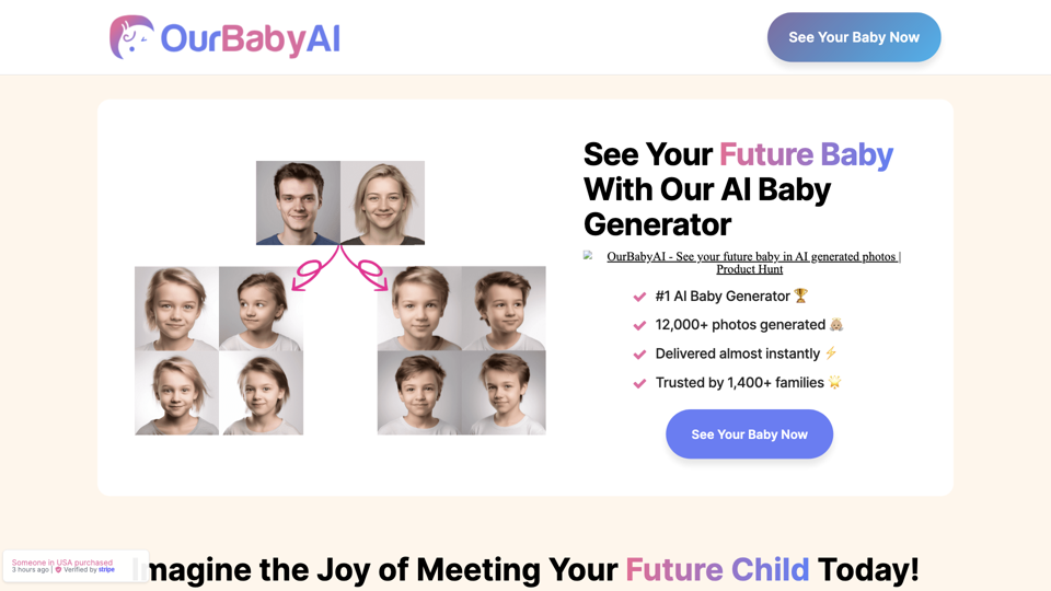 OurBabyAI: O Gerador de Bebês com IA Nº 1