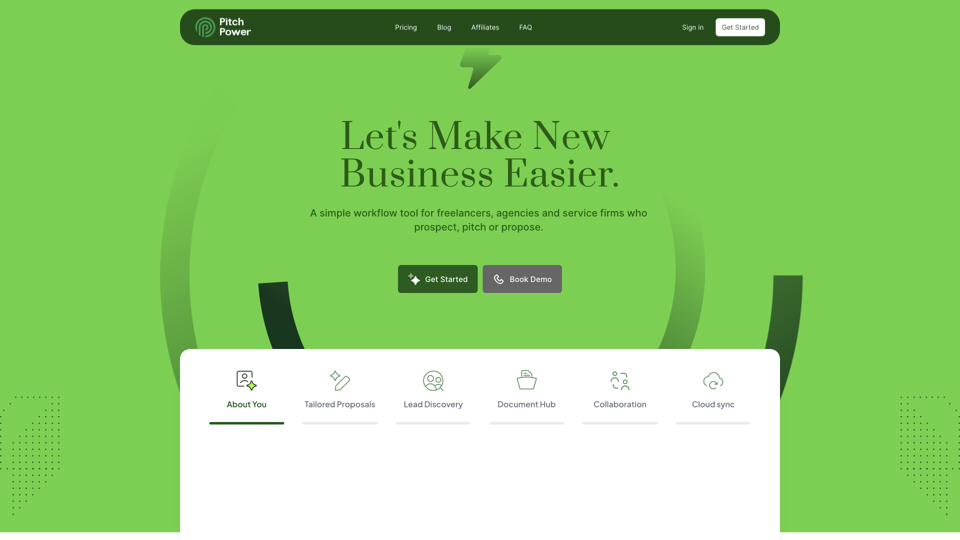 New Business Made Easier | PitchPower