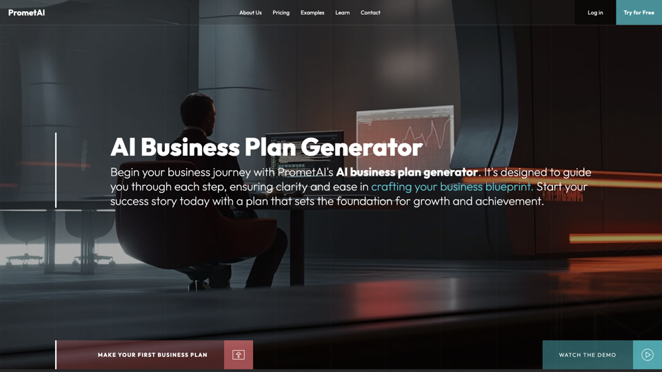 AI Business Plan Generator | Business Plan Maker | PrometAI