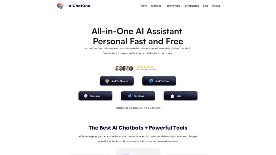 AIChatOne : ALL-In-One ChatGPT Copilot &amp; chathub &amp; chatbox