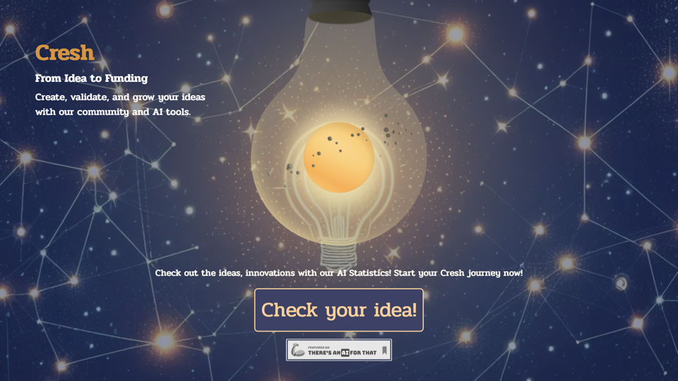 Cresh | Validate your ideas with AI