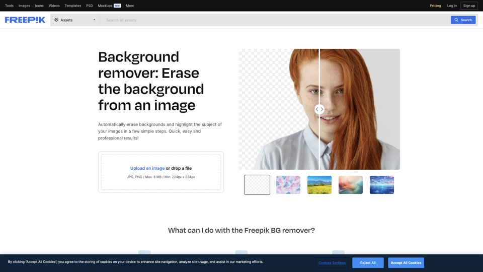 Background remover - Erase the background from an image | Freepik