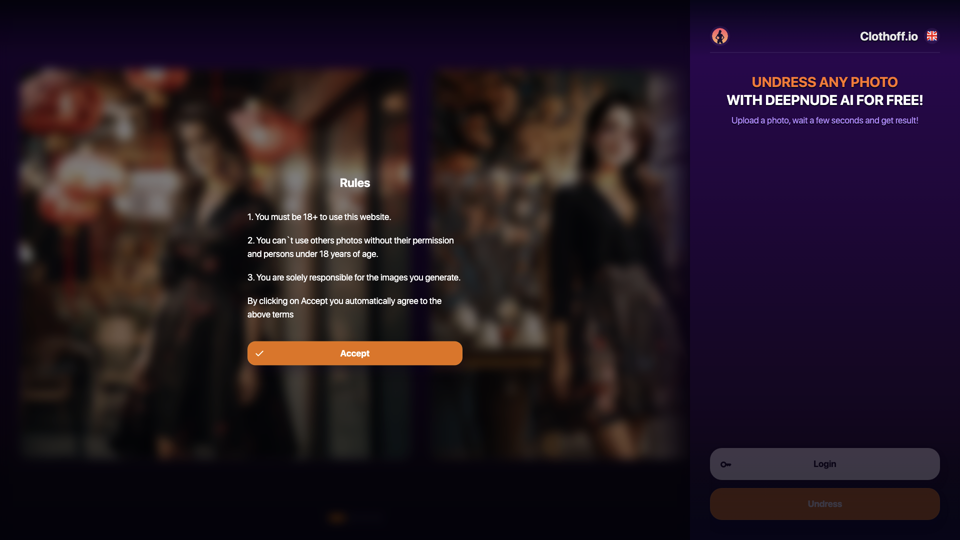 DeepNude Nudify, Free Undress AI &amp; Clothes Remover Online | Clothoff.io