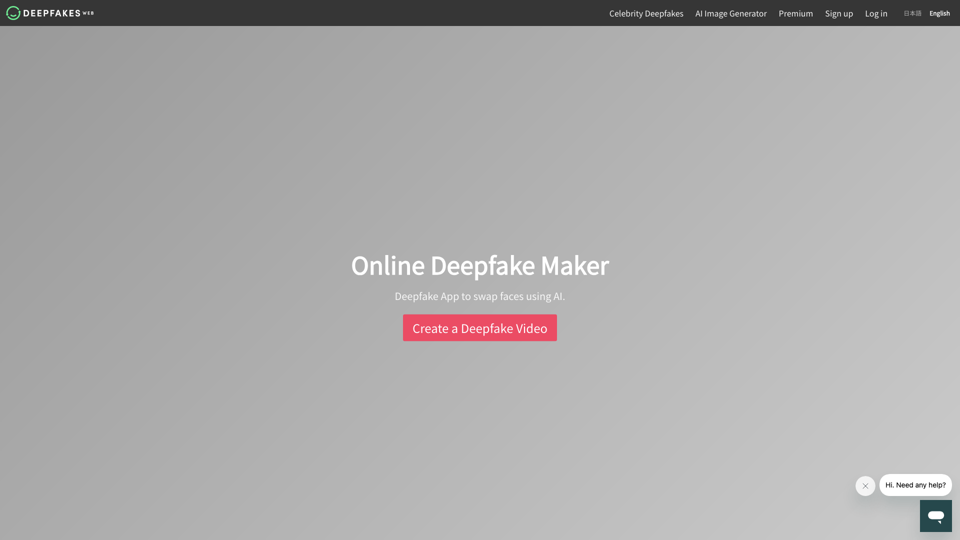 Deepfakes Web | Make Your Own Deepfake! [Online App]