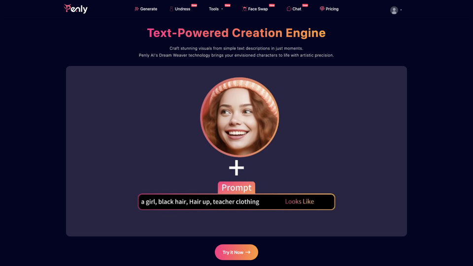 Penly AI: Generador de Arte de Chicas Anime y Reales Personalizado - Prueba Gratuita