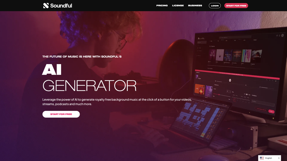 #1 Estudio de Música AI - Generador de Música AI para Creadores | Soundful