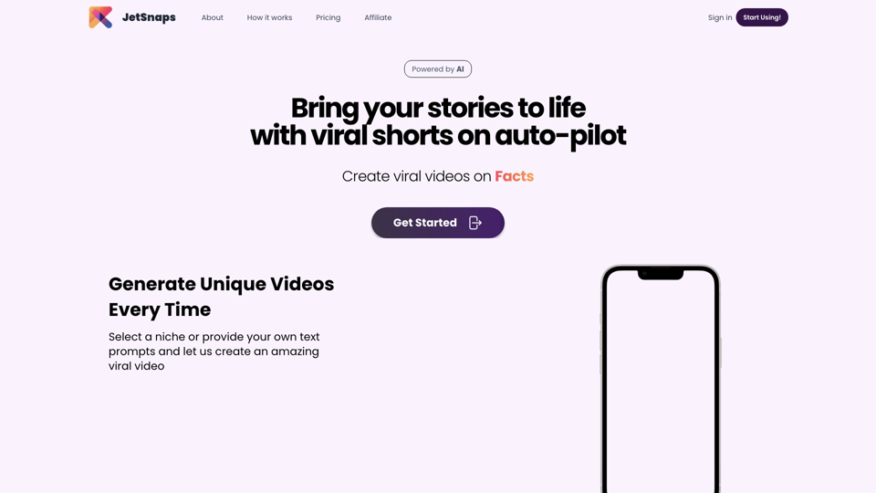 JetSnaps - Automate your Shorts, Reels and Snaps