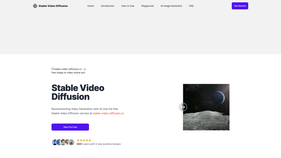 Stable Video Diffusion (SVD) | Free Image-to-Video Generation | stable-video-diffusion.cc