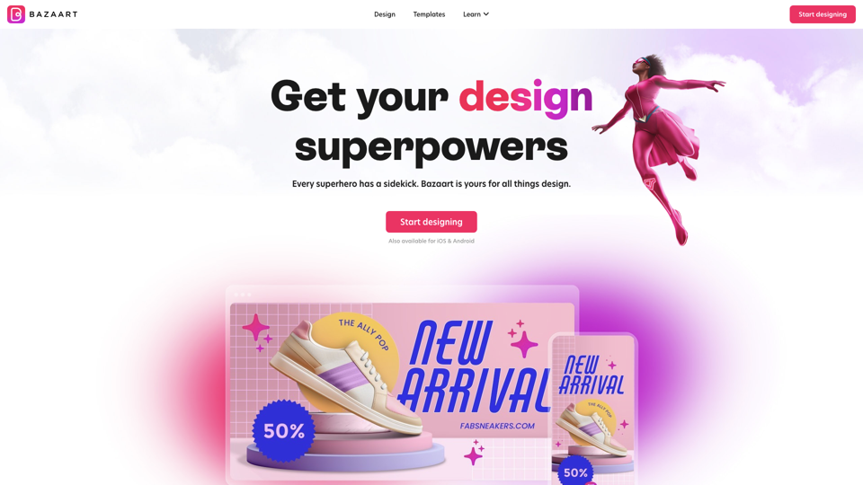 Bazaart: Get your graphic design superpowers!