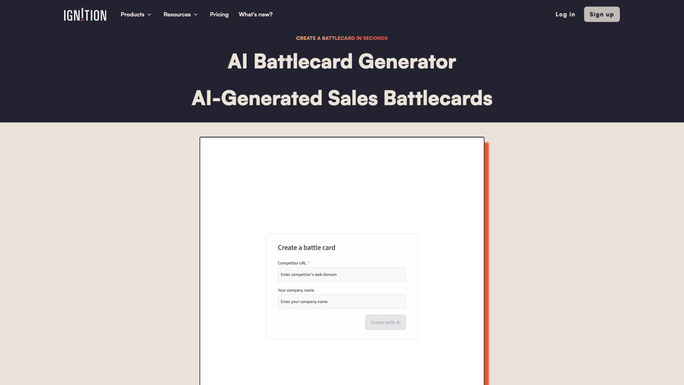 Generate Sales Battlecard Templates in 5 Steps