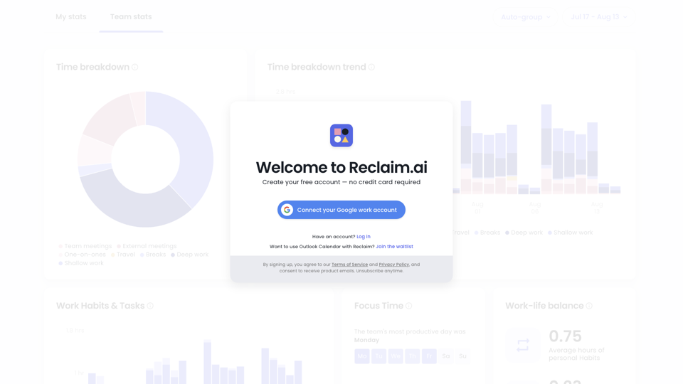 Reclaim – A smart friend for your calendar