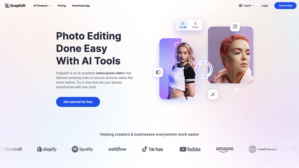 Photo Editor Online - AI Editing Photo Free - SnapEdit.App