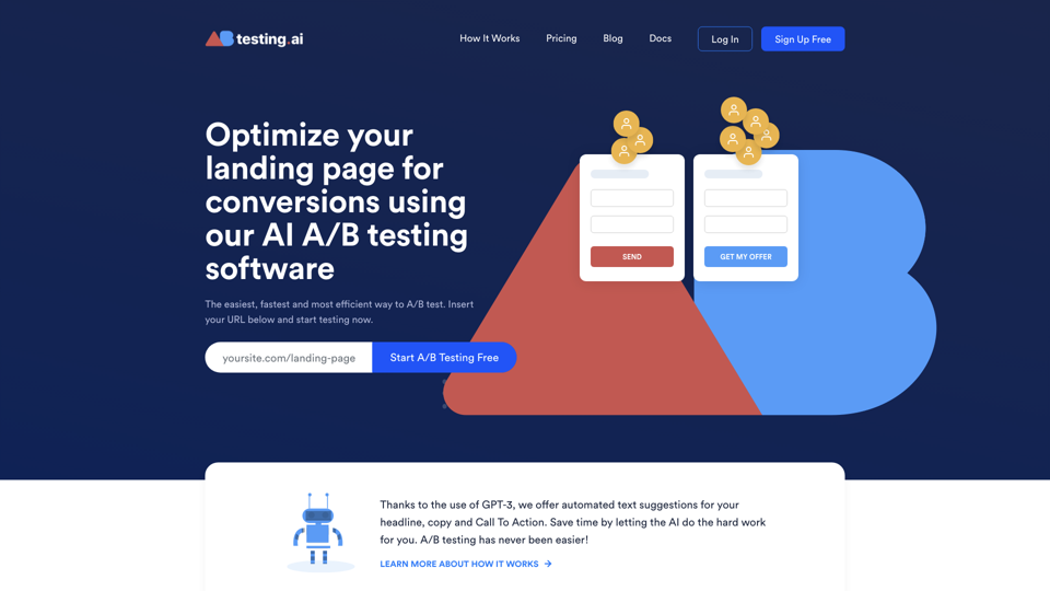 ABtesting.ai - AI A/B Testing Software to Improve Conversions