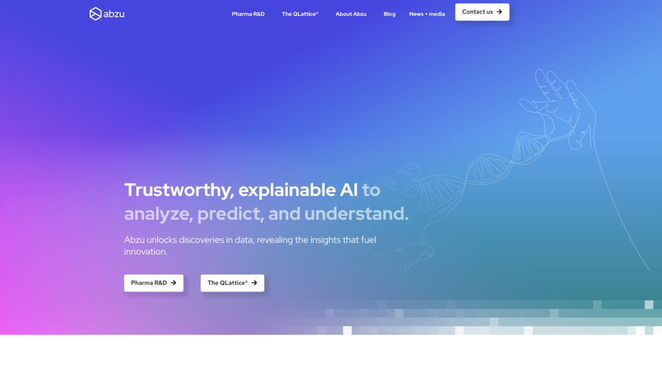 Abzu: Trustworthy, explainable AI for pharma R&amp;D.