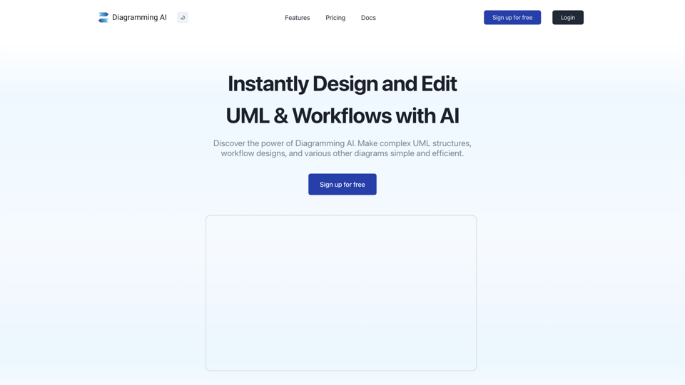 Schématisation par IA - Concevez instantanément des UML et des workflows avec l'IA