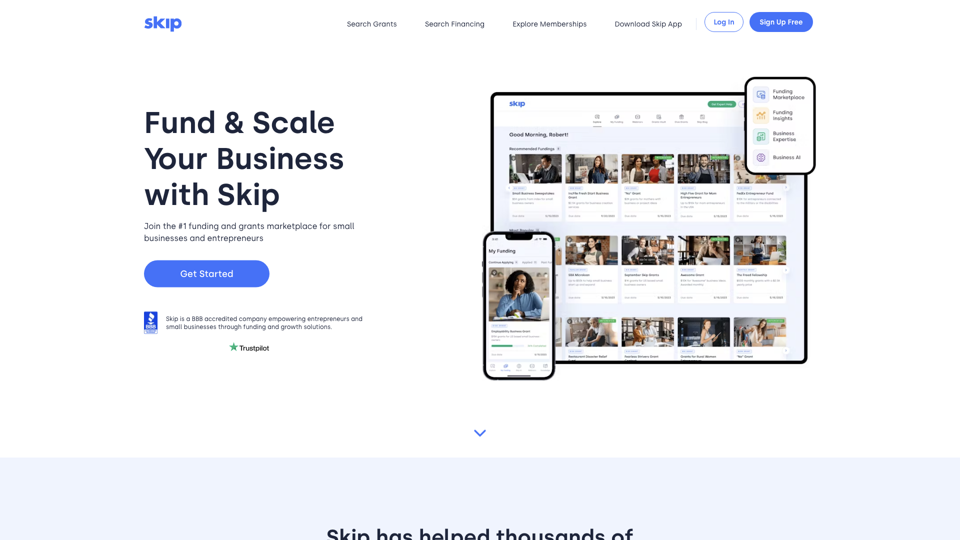 Skip - Fund and Scale Your Business