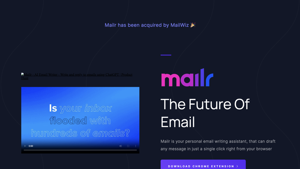 Mailr - ИИ-помощник для работы с электронной почтой