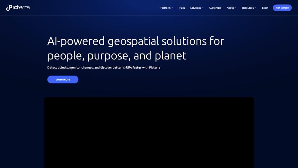 Picterra - Soluciones de inteligencia artificial geoespacial para un futuro sostenible