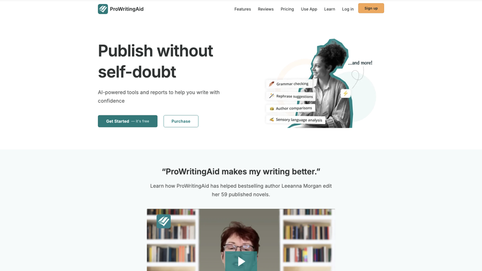 ProWritingAid: Помощник по написанию текстов на основе искусственного интеллекта