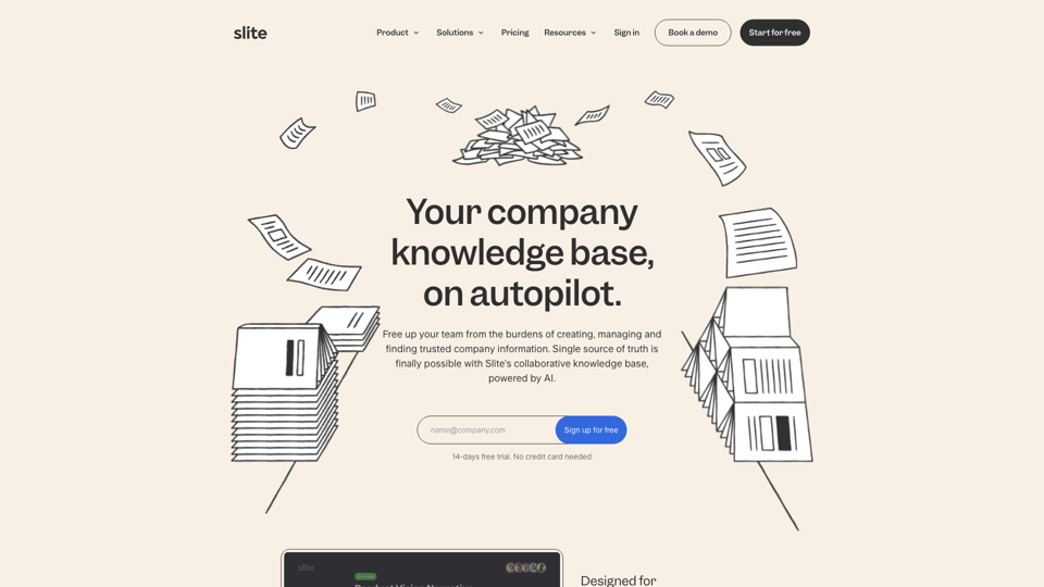 Slite - AI-powered knowledge base