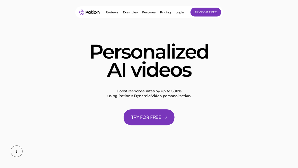 Potion — Outil de prospection vidéo IA pour booster les ventes