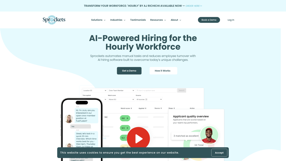 Sprockets | AI Hiring Software Built to Solve Today’s Challenges