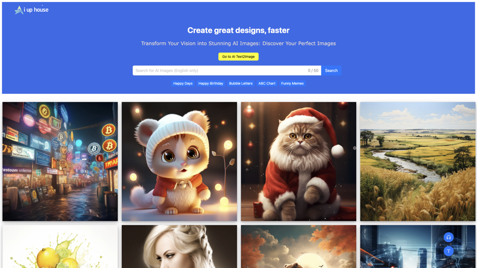 AI Up House - Погрузитесь в мир изображений на базе ИИ