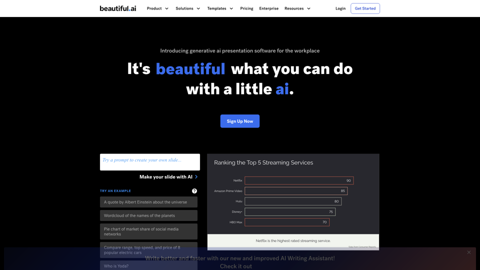 AI Presentation Maker | Make it Beautiful with Beautiful.ai