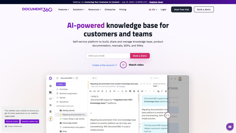 AI-Powered Knowledge Base Software That Scales With Your Product