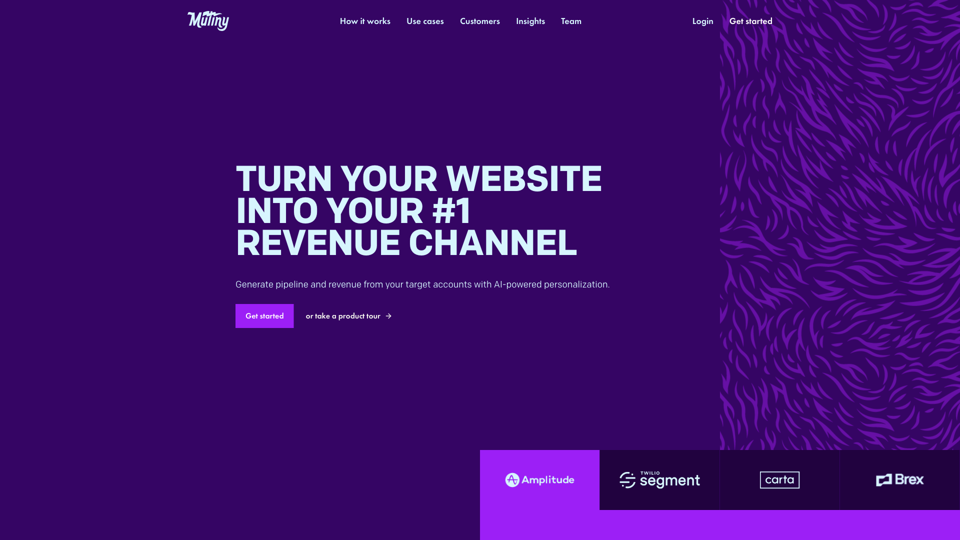 Mutiny | Turn Your Website Into Your #1 Revenue Channel | Mutiny