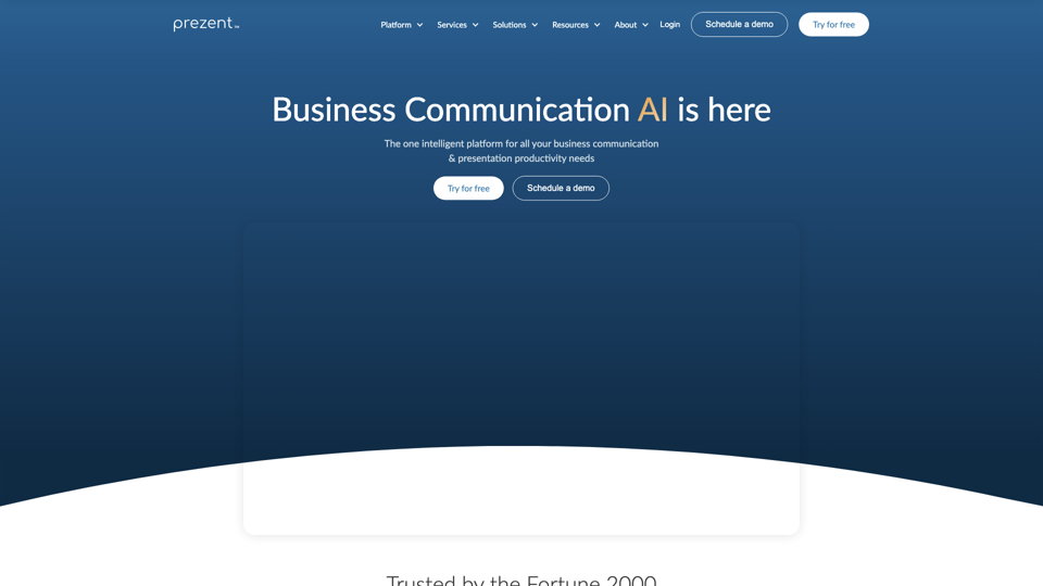 Prezent: The Enterprise Business Communication Platform