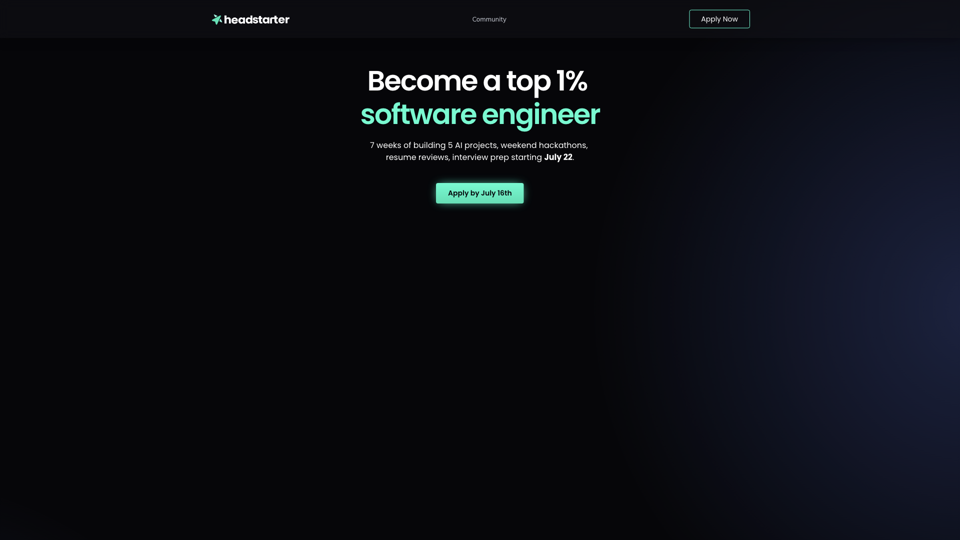 Headstarter - All-in-one platform to crush coding interviews