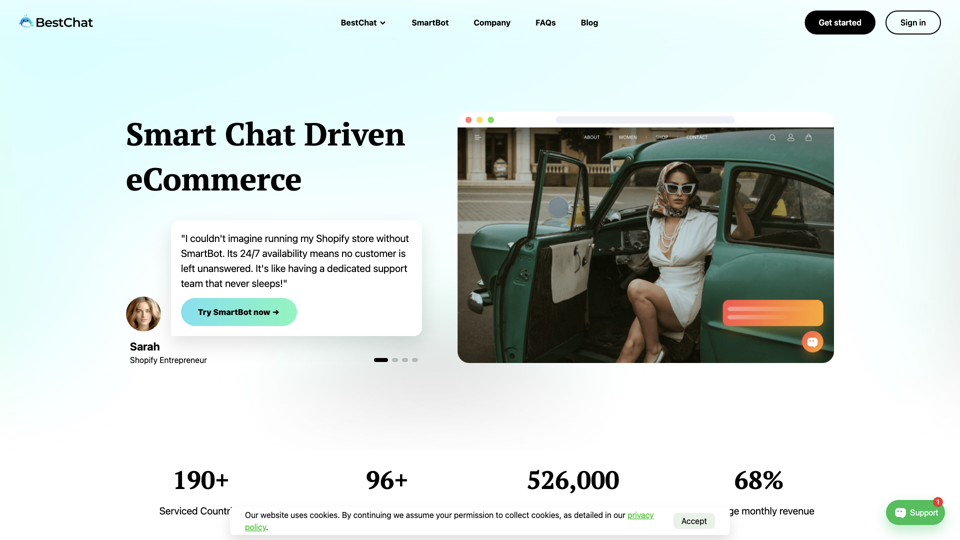 Outil de discussion BestChat, Service client, Engagement commercial, Conversation en ligne