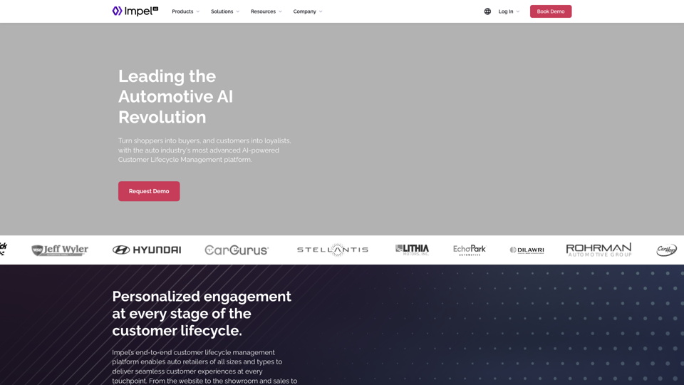 Automotive AI-Powered Customer Lifecycle Management | Impel