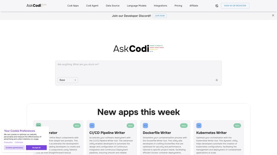 AskCodi - Seu assistente de codificação AI