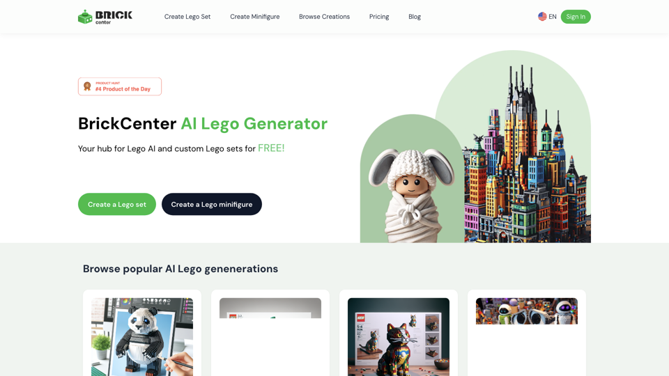 Lego AI - AI-Lego-Generator, individuelle Lego-Sets und Minifiguren | BrickCenter