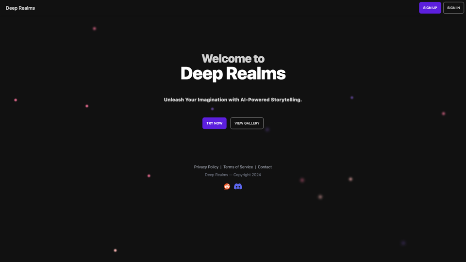 Welcome | Deep Realms