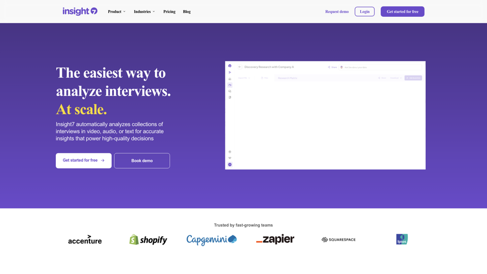 Insight7 - AI Tool For Interview Analysis &amp; Market Research