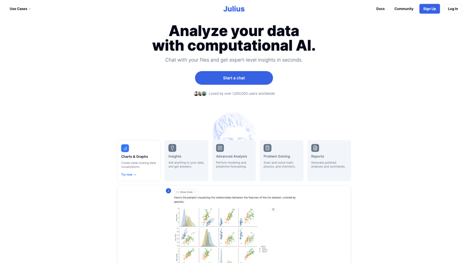 Julius AI | Seu Analista de Dados AI