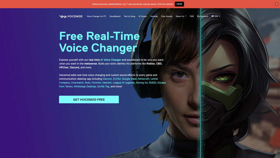 Free Real Time Voice Changer for PC &amp; Mac - Voicemod