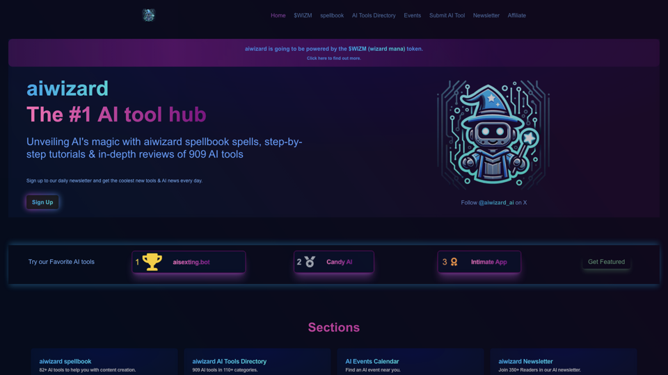 aiwizard - The leading AI tool hub