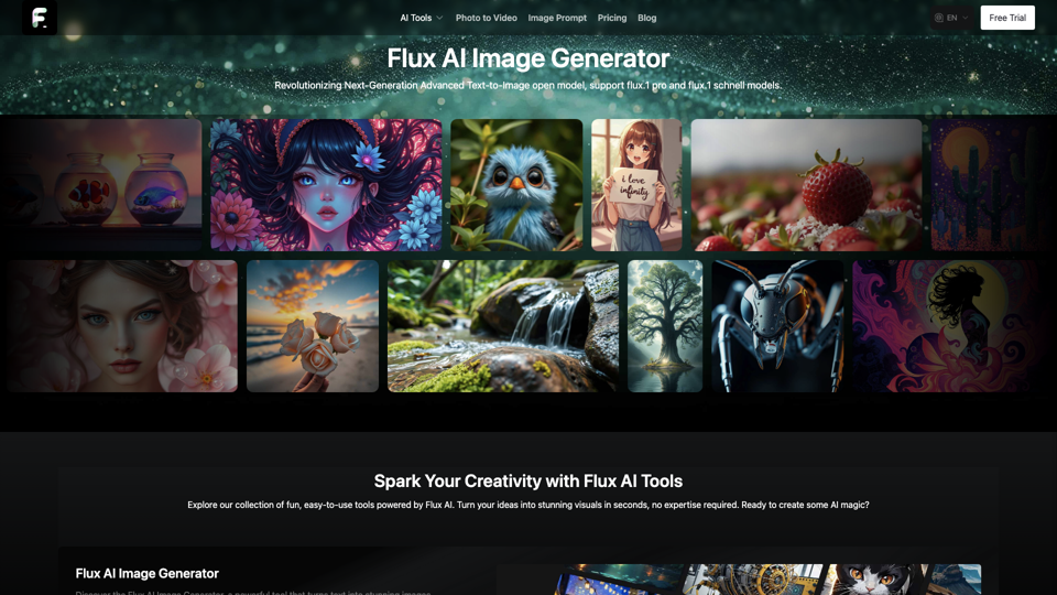 Gerador de Imagens Flux AI