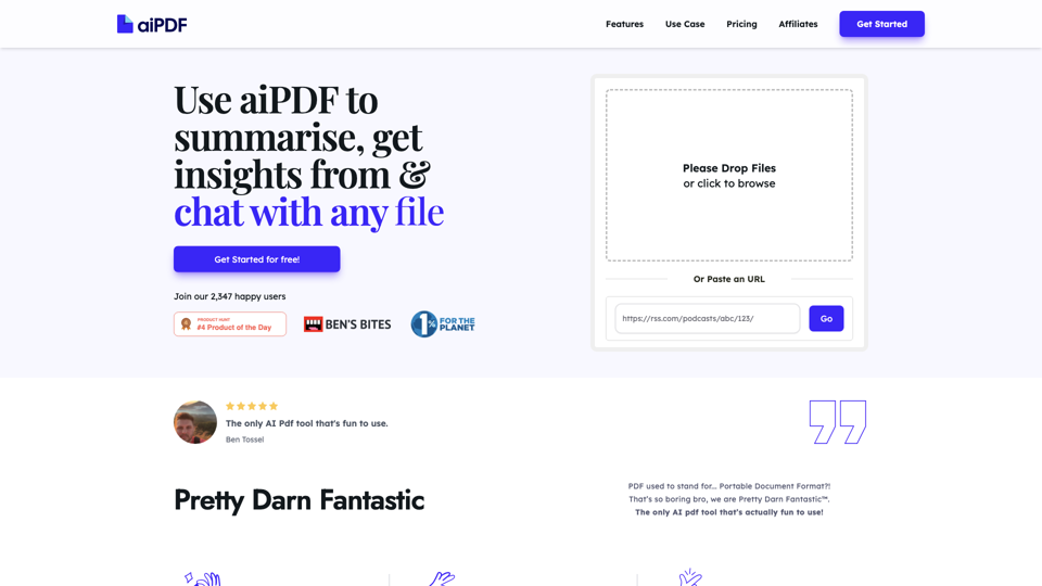 aiPDF - Your AI-Powered PDF Chat App