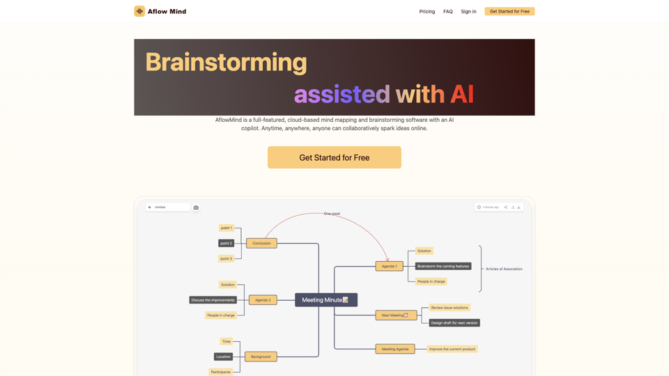 AflowMind: Das KI-Mind-Mapping-Tool