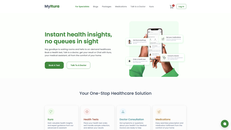 MyItura — Get the best health service at the comfort of your home